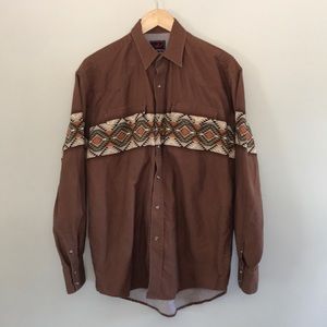Vintage Western Button Down Shirt